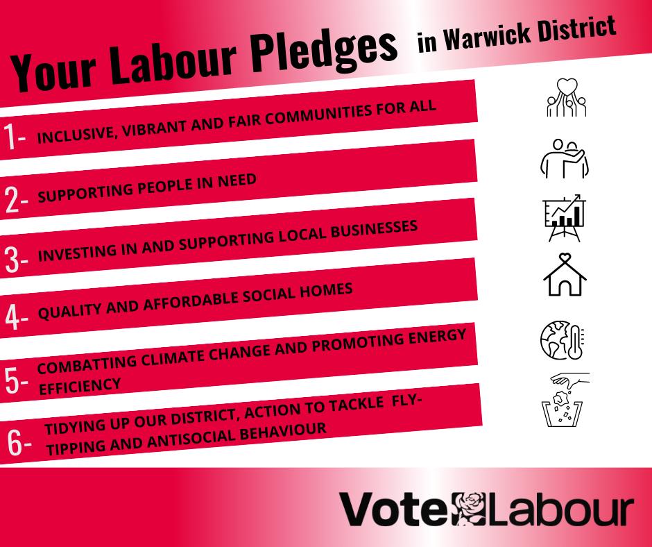 Warwick and Leamington Labour Pledges